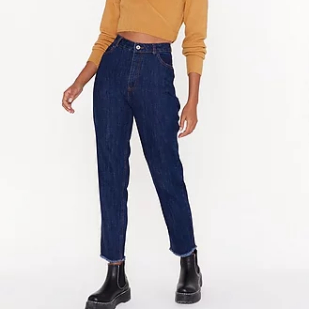 "Nasty Gal" High waisted Blue Jeans